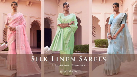 Silk Linen Sarees: A Luxurious Comfort