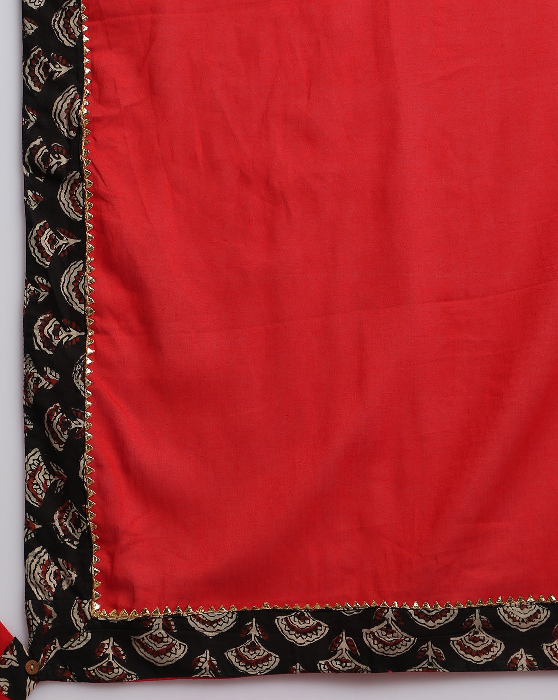 Ziyorah | Blockprinted Cotton Black Stitched Lehanga